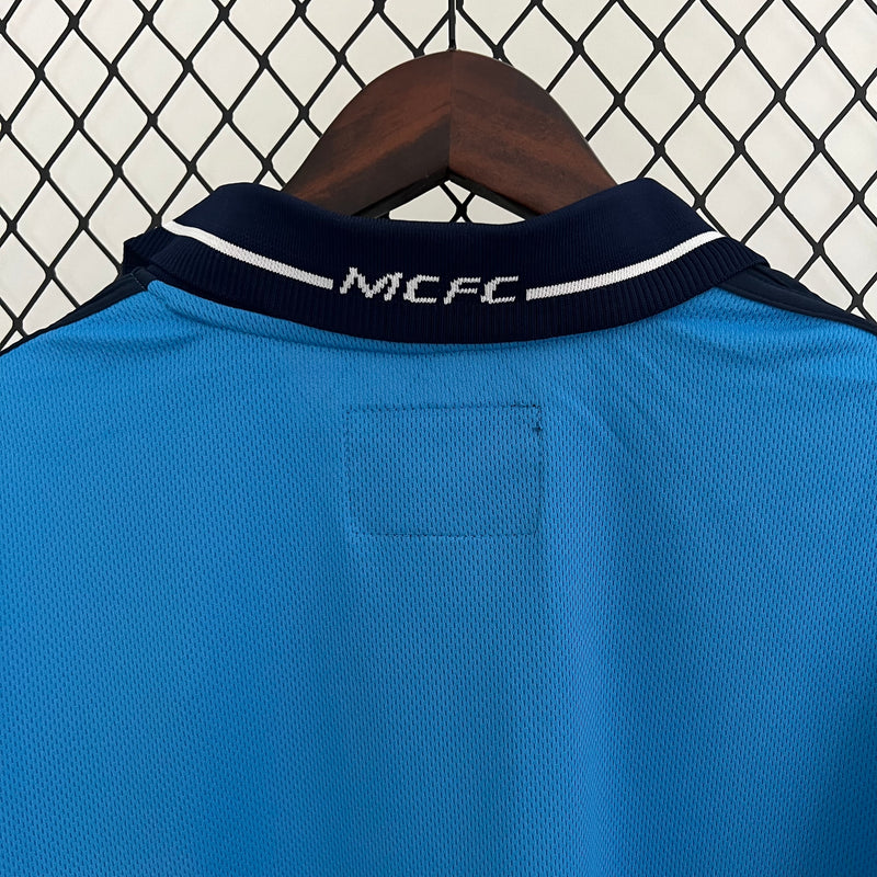 Camisa I Manchester City Retrô | 02/03 Le Coq Sportif - Azul