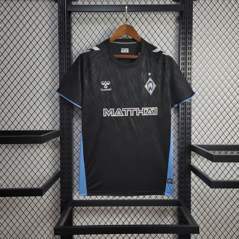 Camisa III Werder Bremen | 24/25 Torcedor Hummel - Preto e Azul