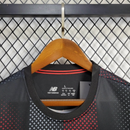 Camisa I Bayer Leverkusen | 25/26 Torcedor New Balance - Preta e Vermelha