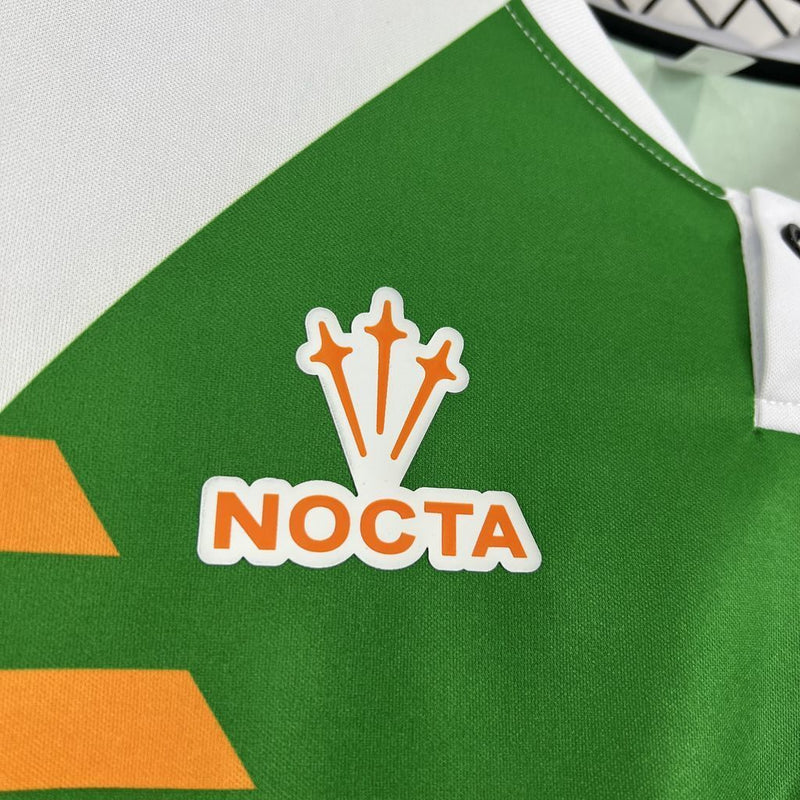 Camisa Pré Jogo Venezia | 24/25 Torcedor Kappa - Branca Laranja e Verde