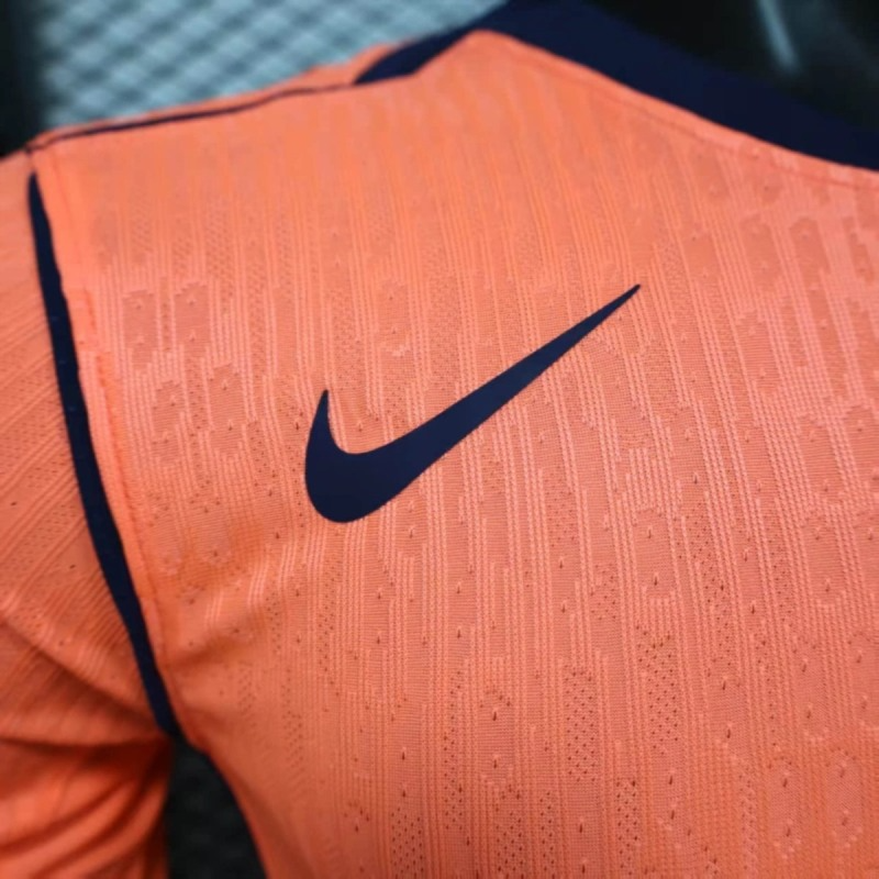 Camisa II Barcelona | 25/26 Modelo Jogador Nike - Laranja e Azul