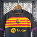 Camisa Barcelona | 23/24 Torcedor Nike - Preta Amarela e Vermelha