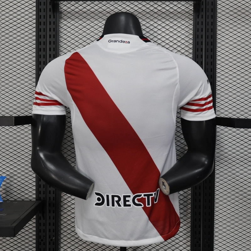 Camisa I River Plate | 25/26 Modelo Jogador Adidas - Branca e Vermelha
