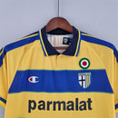 Camisa I Parma Retrô | 99/00 Champion - Azul e Amarela