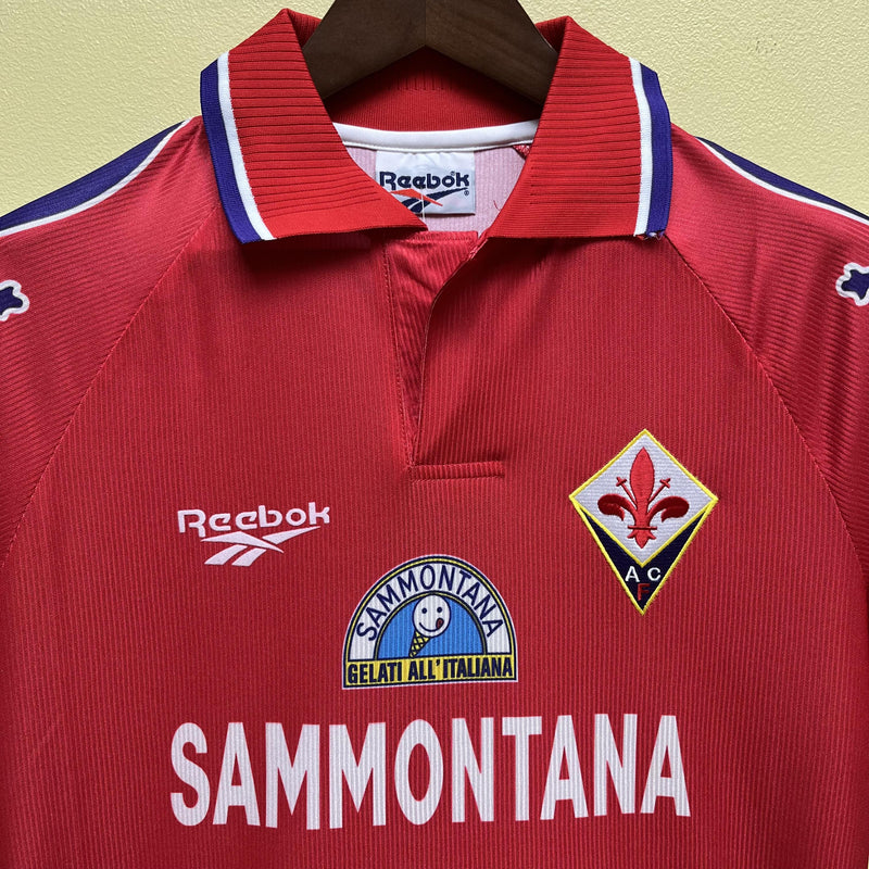 Camisa III Fiorentina Retrô | 95/96 Torcedor Reebok - Vermelha