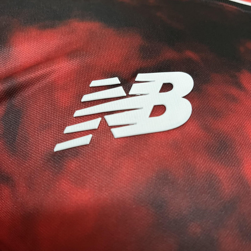 Camisa III São Paulo | 24/25 Modelo Jogador New Balance - Preta e Vermelha
