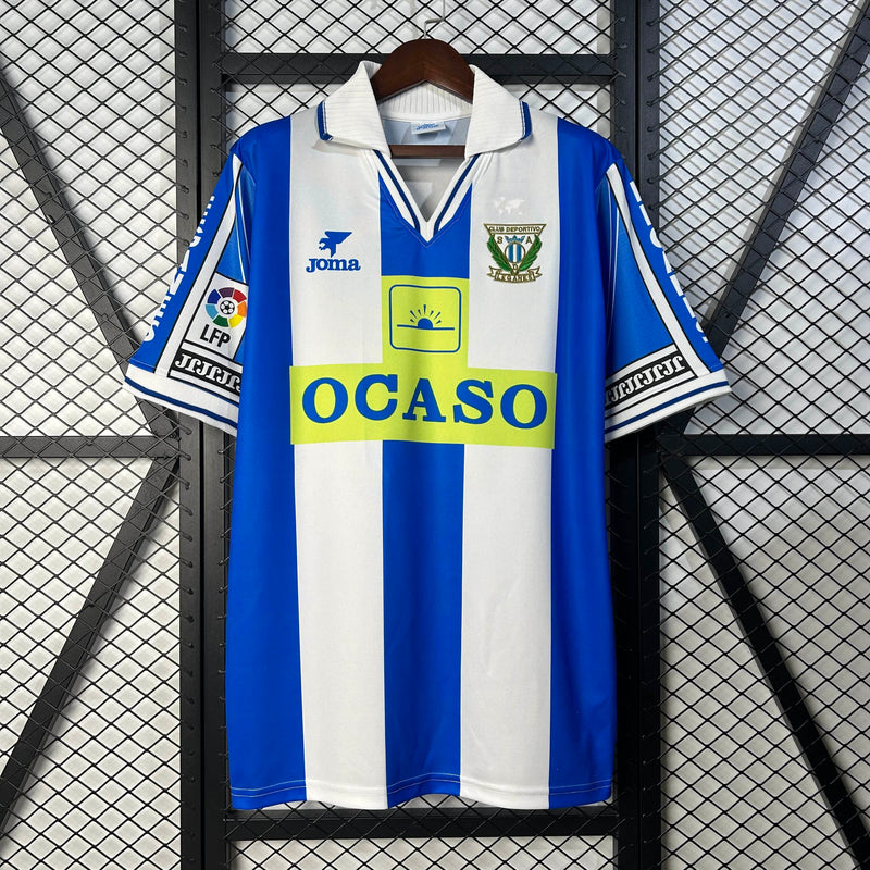Camisa I Leganés Retrô | 98/00 Joma - Azul e Branca
