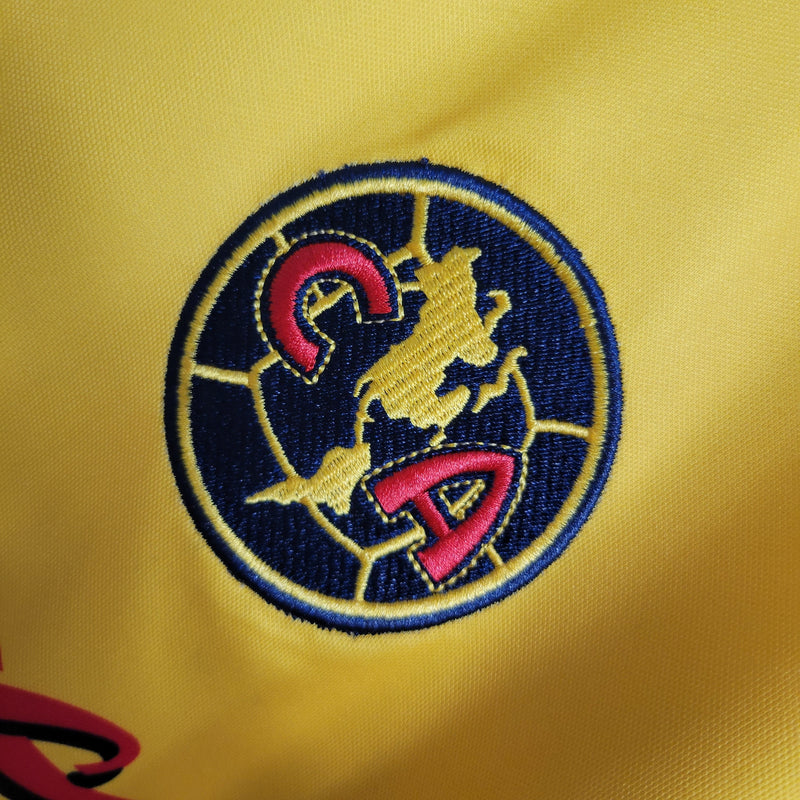 Camisa I América do México | 00/01 Torcedor Nike - Amarela e Azul