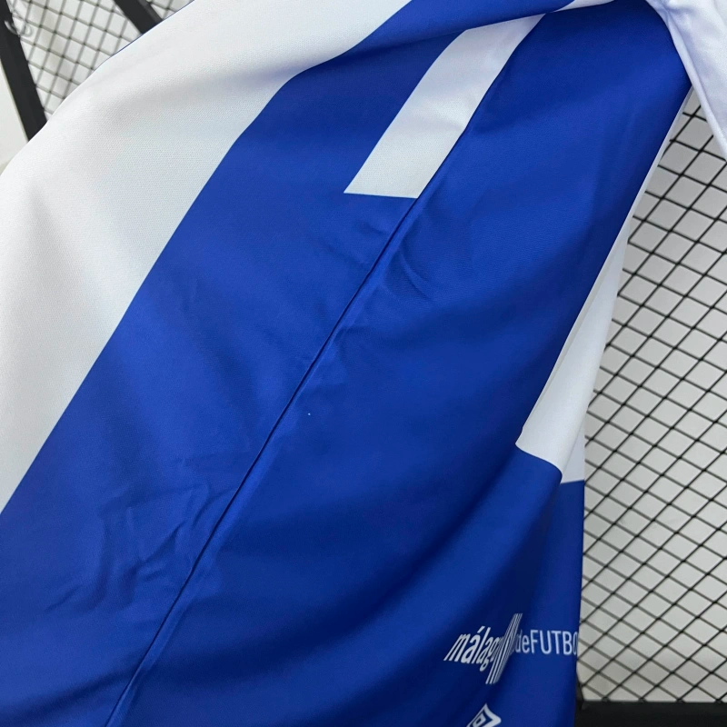Camisa I Málaga Retrô | 04/06 Umbro - Azul e Branca