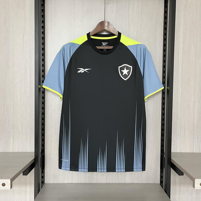 Camisa de Treino Botafogo | 24/25 Torcedor Reebok - Preta Azul e Amarela