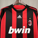 Camisa I Milan Retrô | 08/09 Adidas - Vermelha e Preta - Manga Longa