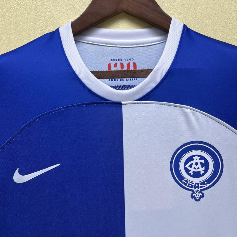 Camisa II Atlético de Madrid | 23/24 Torcedor Nike - Azul e Branca