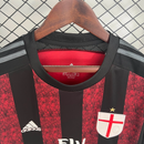Camisa I Milan Retrô | 15/16 Adidas - Vermelha e Preta