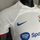 Camisa II Barcelona | 23/24 Modelo Jogador Nike - Branca