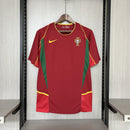 Camisa I Portugal Retrô | 2002 Torcedor Nike - Vermelha