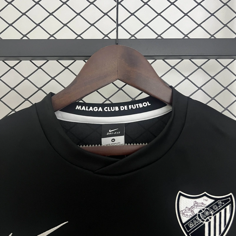 Camisa II Málaga Retrô | 12/13 Nike - Preta e Branca
