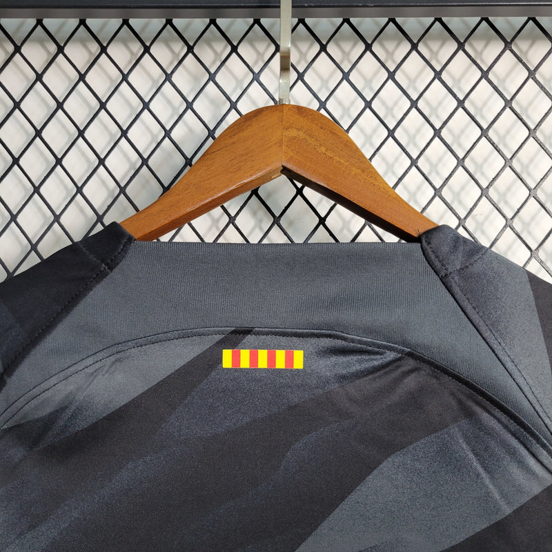 Camisa Goleiro Barcelona | 23/24 Torcedor Nike - Preta