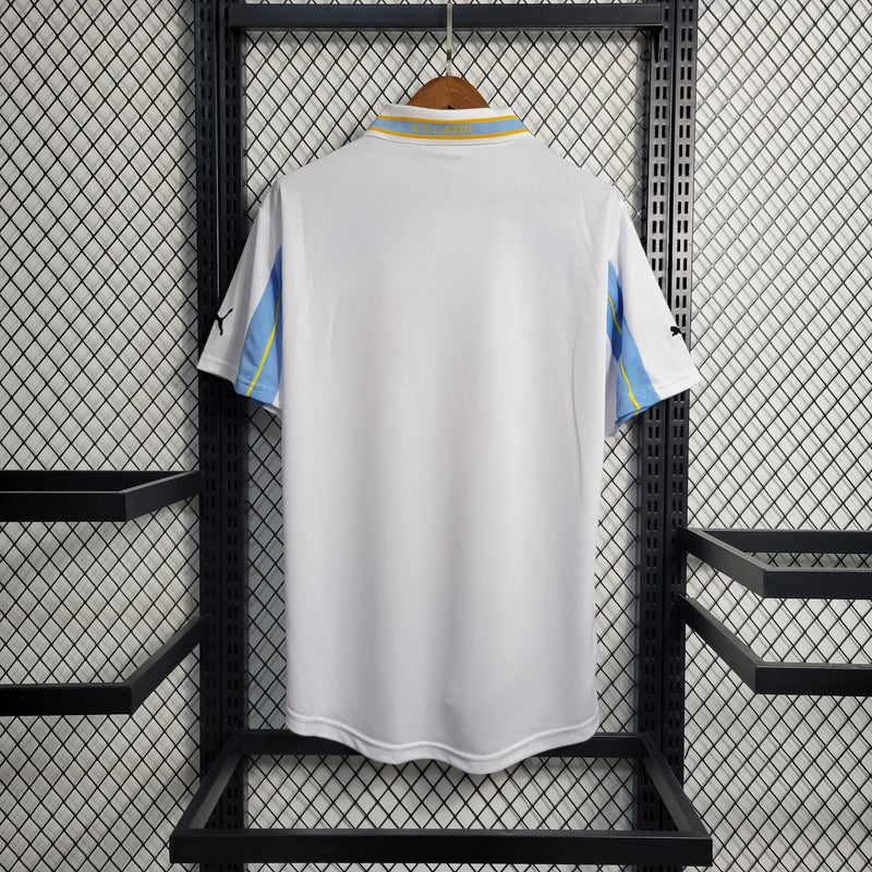 Camisa Aniversário Lazio Retrô | 99/00 Puma - Branca e Azul