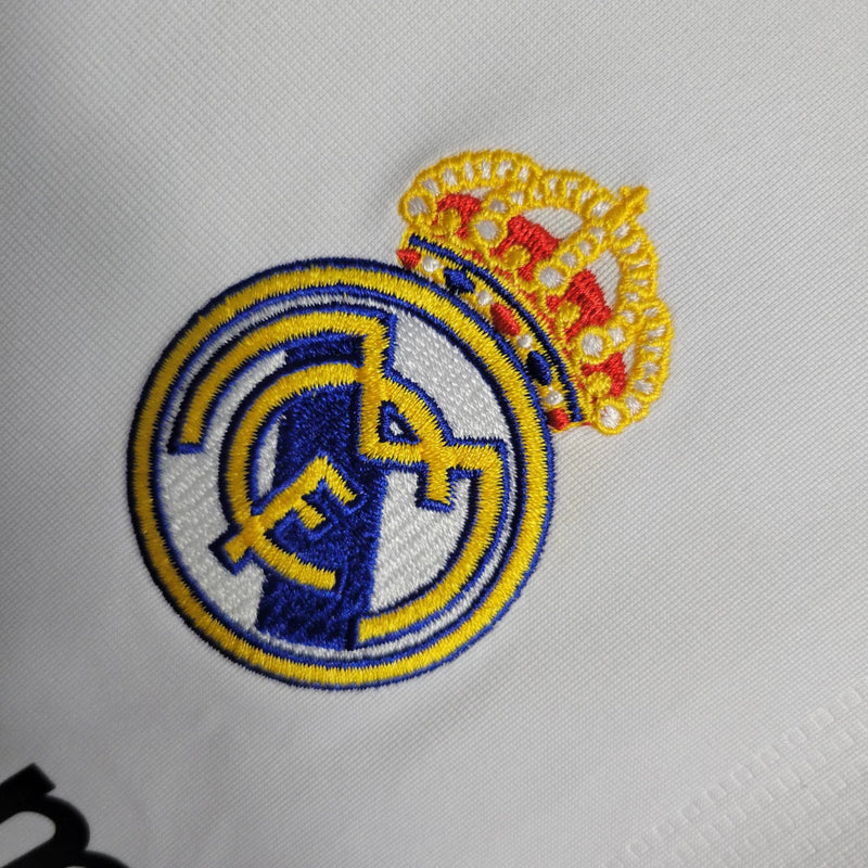 Camisa I Real Madrid Retrô | 09/10 Adidas - Branca