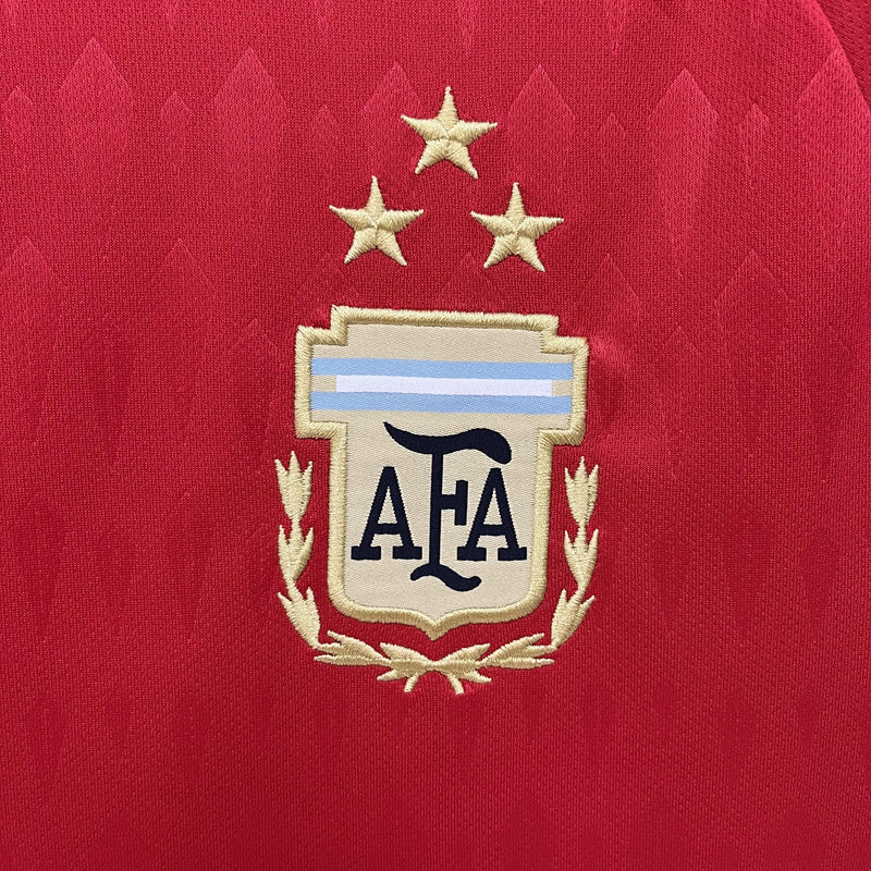 Camisa de Goleiro Argentina | 22/23 Torcedor Adidas - Vermelha