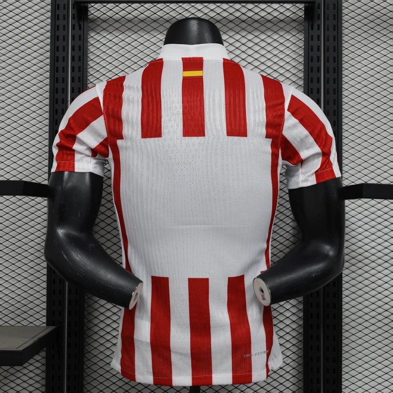 Camisa I Atlético de Madrid | 25/26 Modelo Jogador Nike - Vermelha e Branca
