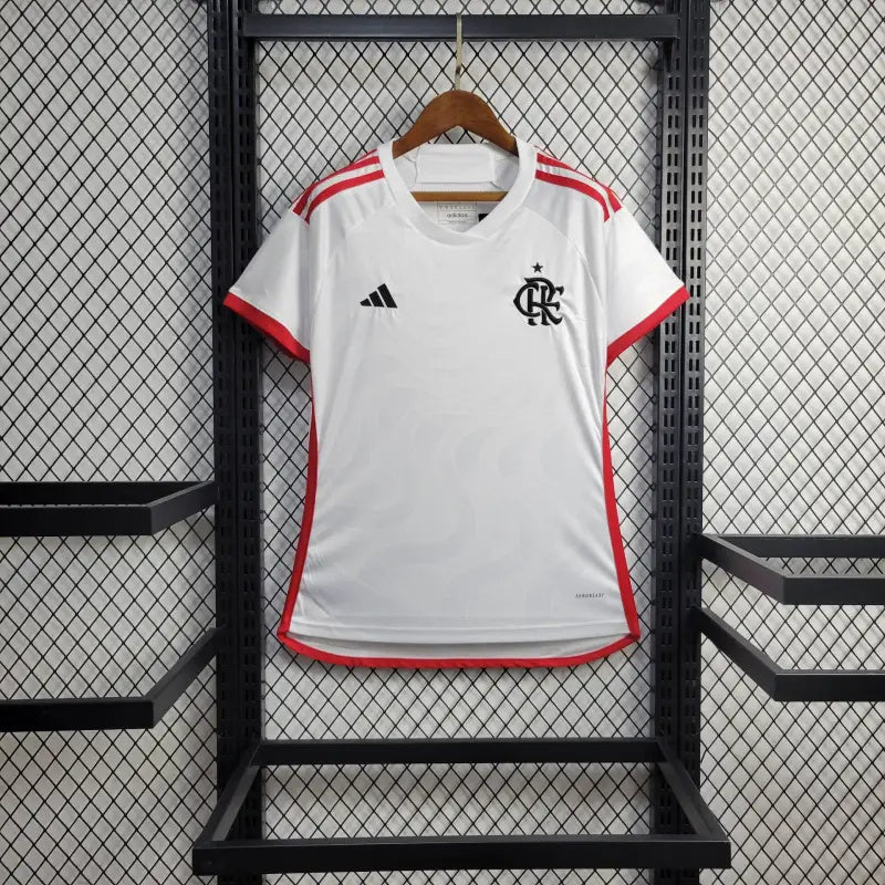 Camisa II Flamengo | 24/25 Torcedor Adidas - Branca e Vermelha - Feminina