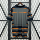 Camisa III Valencia Retrô | 99/00 Luanvi - Cinza Azul e Laranja