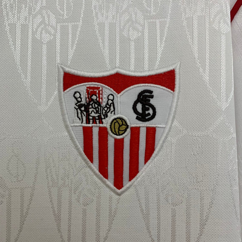 Camisa I Sevilla Retrô | 91/92 Bukta - Branca