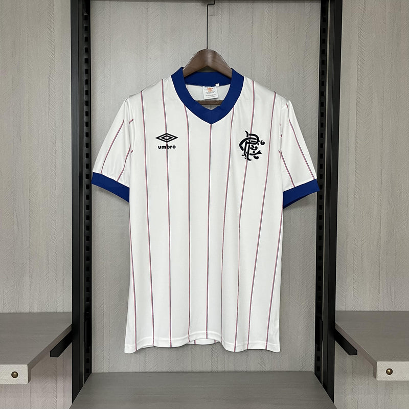 Camisa II Rangers Retrô | 82/83 Torcedor Umbro - Branca e Azul