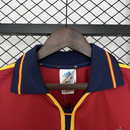 Camisa I Espanha Retrô | 2000 Adidas - Vermelha Azul e Amarela