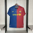 Camisa I Barcelona Retrô | 08/09 Nike - Vermelha e Azul