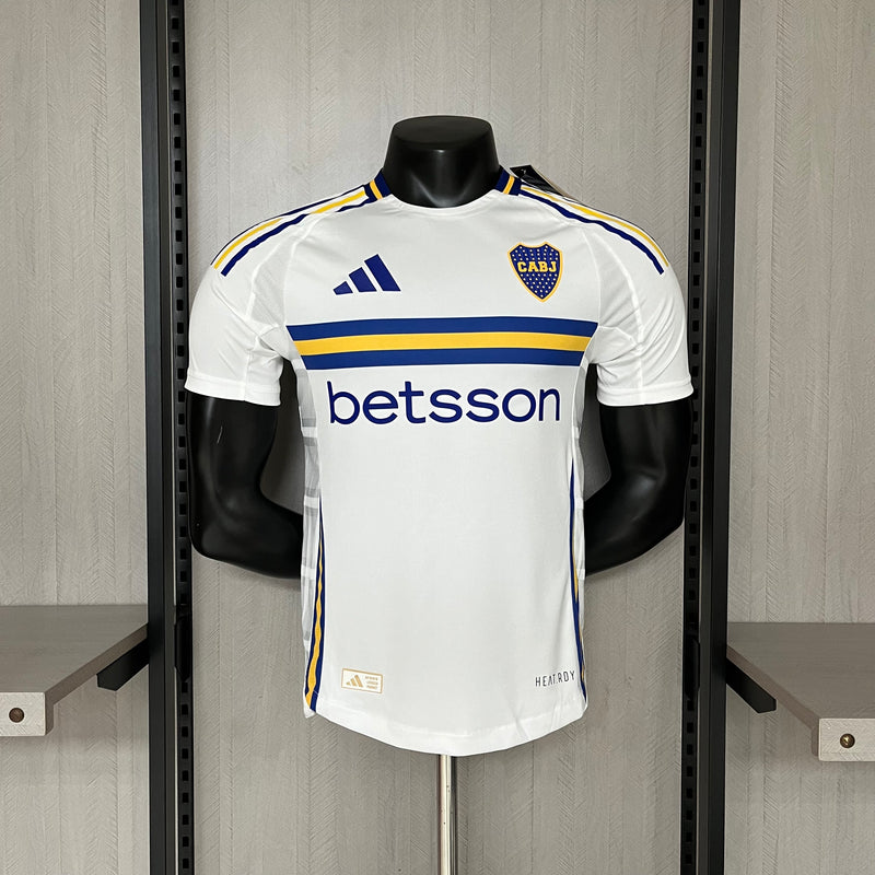 Camisa II Boca Juniors | 24/25 Modelo Jogador Adidas - Branca Azul e Amarela