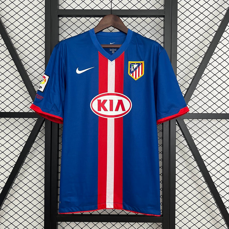 Camisa II Atlético de Madrid Retrô | 10/11 Nike - Azul e Vermelha