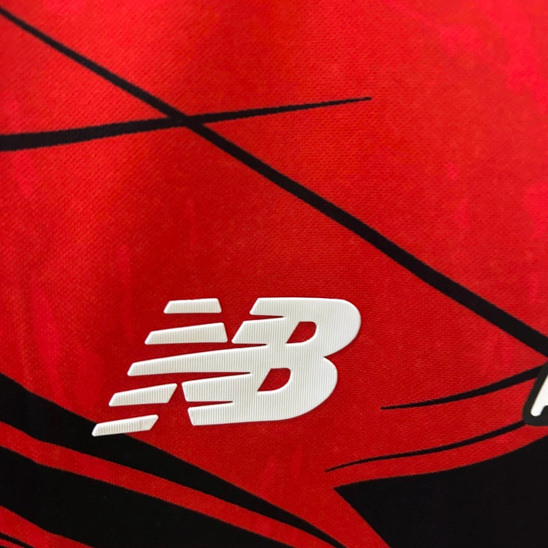 Camisa III Goleiro São Paulo | 25/26 Torcedor New Balance - Vermelha Preta e Branca