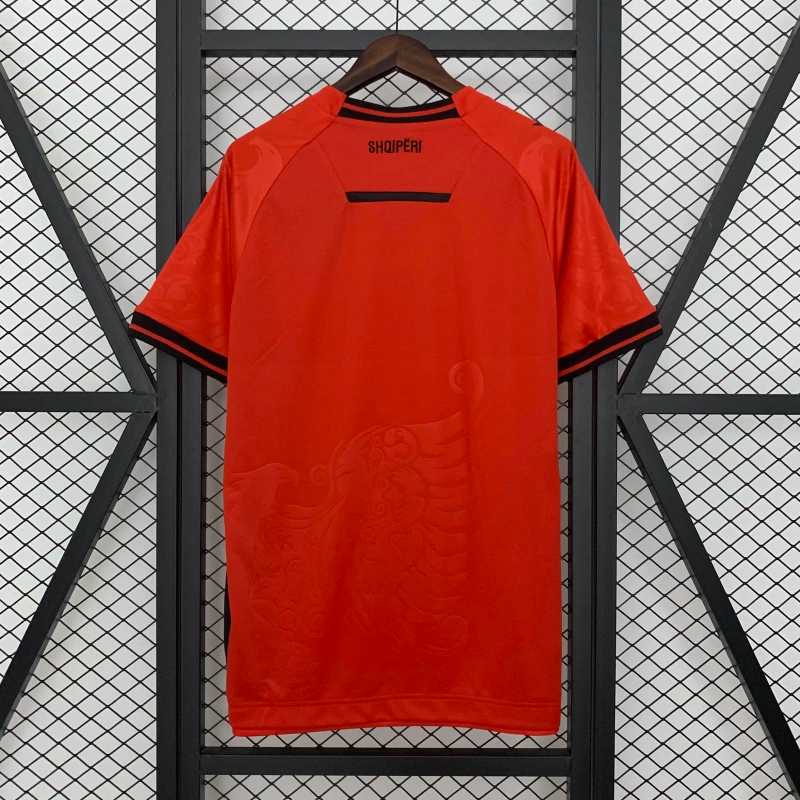 Camisa I Albânia | 25/26 Torcedor Macron - Vermelha