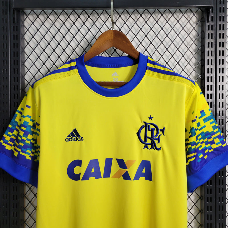 Camisa III Flamengo Retrô | 17/18 Adidas - Amarela e Azul