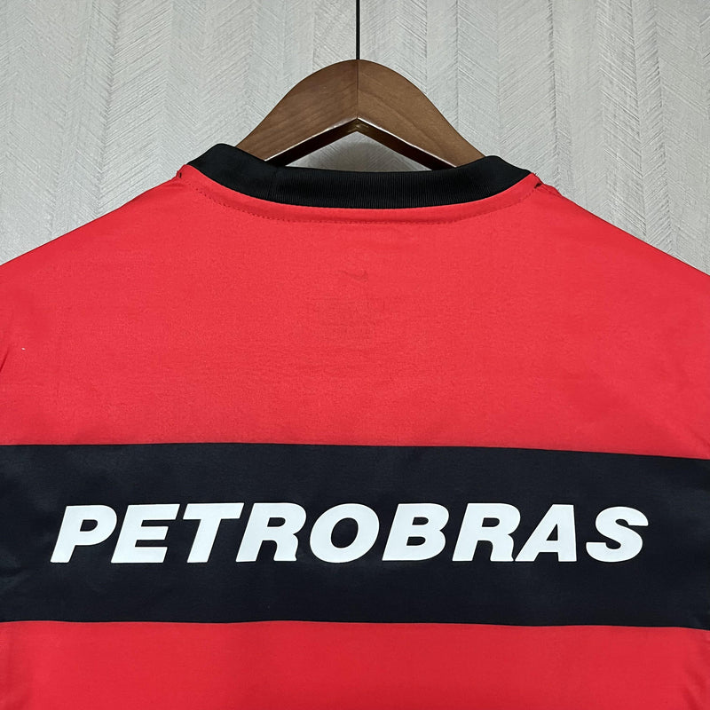 Camisa I Flamengo Retrô | 2000/01 Torcedor Nike - Vermelha e Preta