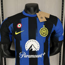 Camisa I Inter de Milão | 23/24 Modelo Jogador Nike - Azul e Preta - Paramount