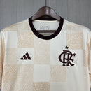 Camisa Pré Jogo Flamengo | 24/25 Torcedor Adidas - Bege