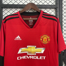 Camisa I Manchester United Retrô | 18/19 Adidas - Vermelha