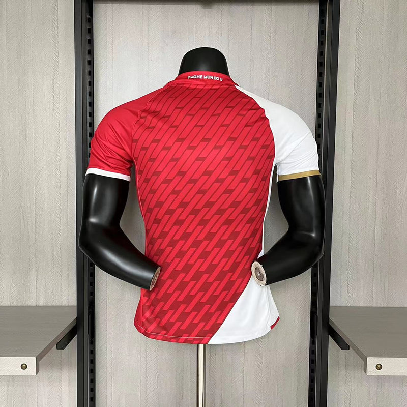 Camisa I Monaco | 23/24 Modelo Jogador Kappa - Vermelha e Branca