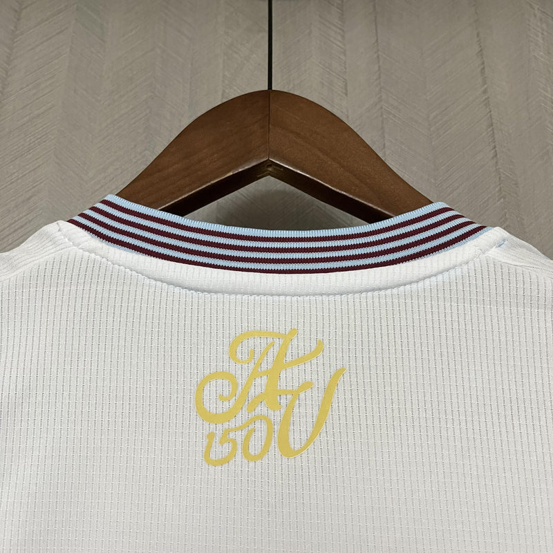 Camisa II Aston Villa | 24/25 Torcedor Adidas - Branca