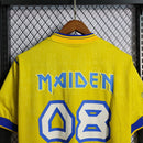Camisa Iron Maiden x West Ham Retrô | 2008 - Amarela e Azul