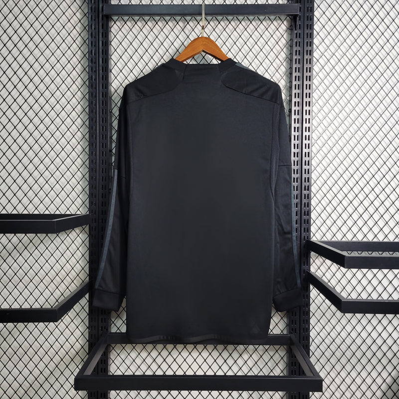 Camisa III Real Madrid | 23/24 Torcedor Adidas - Preta - Manga Longa