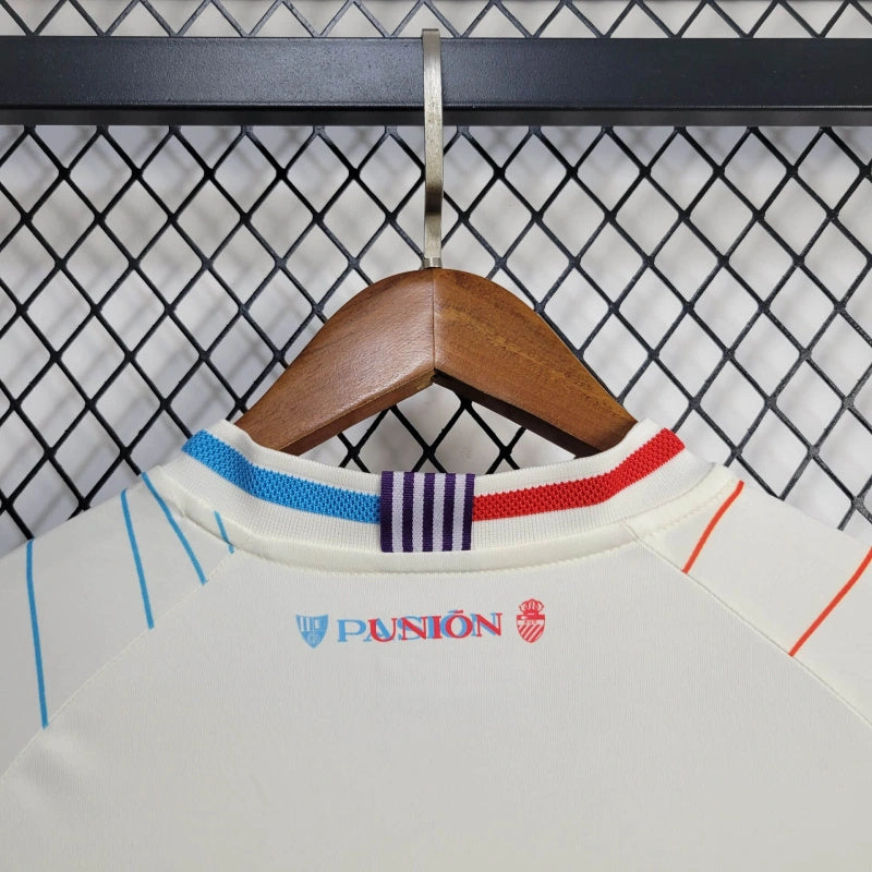 Camisa II Real Valladolid | 24/25 Torcedor Kappa - Branca Azul e Vermelha