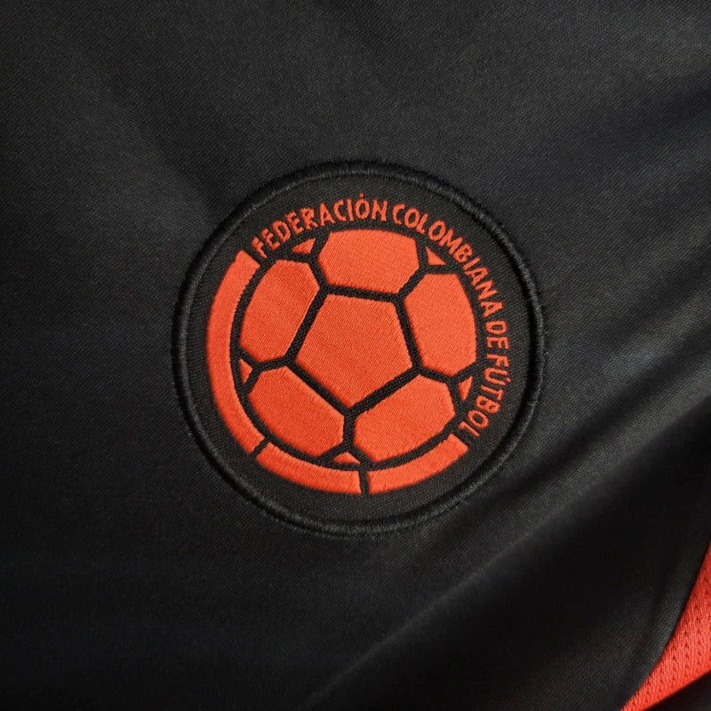 Camisa II Colômbia | 2024 Torcedor Adidas - Preta e Laranja - Feminina