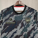 Camisa Pré Jogo Arsenal | 23/24 Torcedor Adidas - Preta e Branca