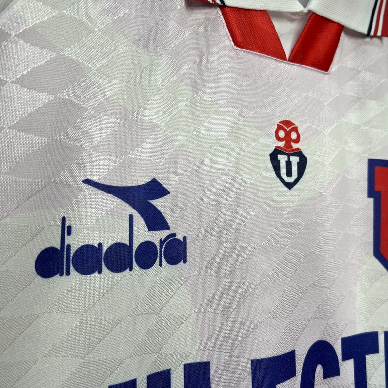 Camisa II Universidad de Chile Retrô | 1996 Diadora - Branca