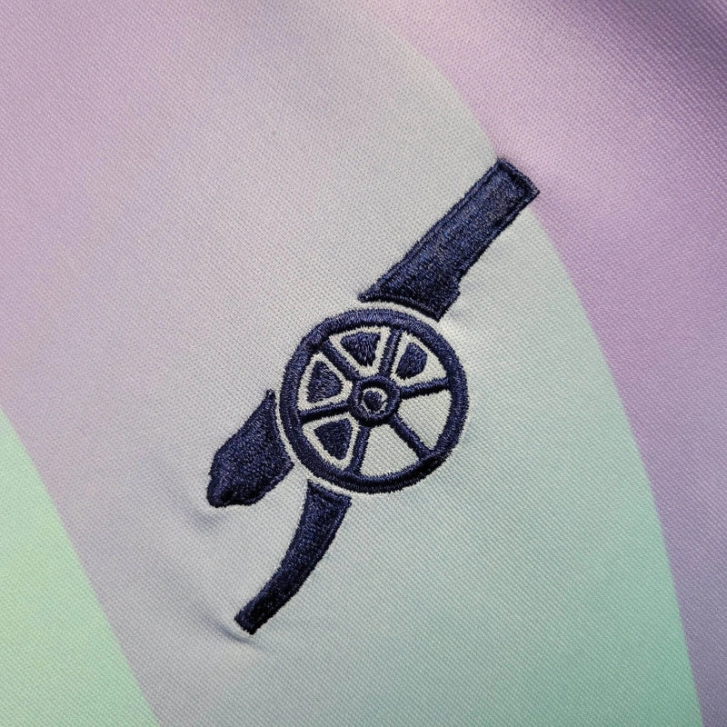 Camisa III Arsenal | 24/25 Torcedor Adidas - Azul e Lilás - Feminina