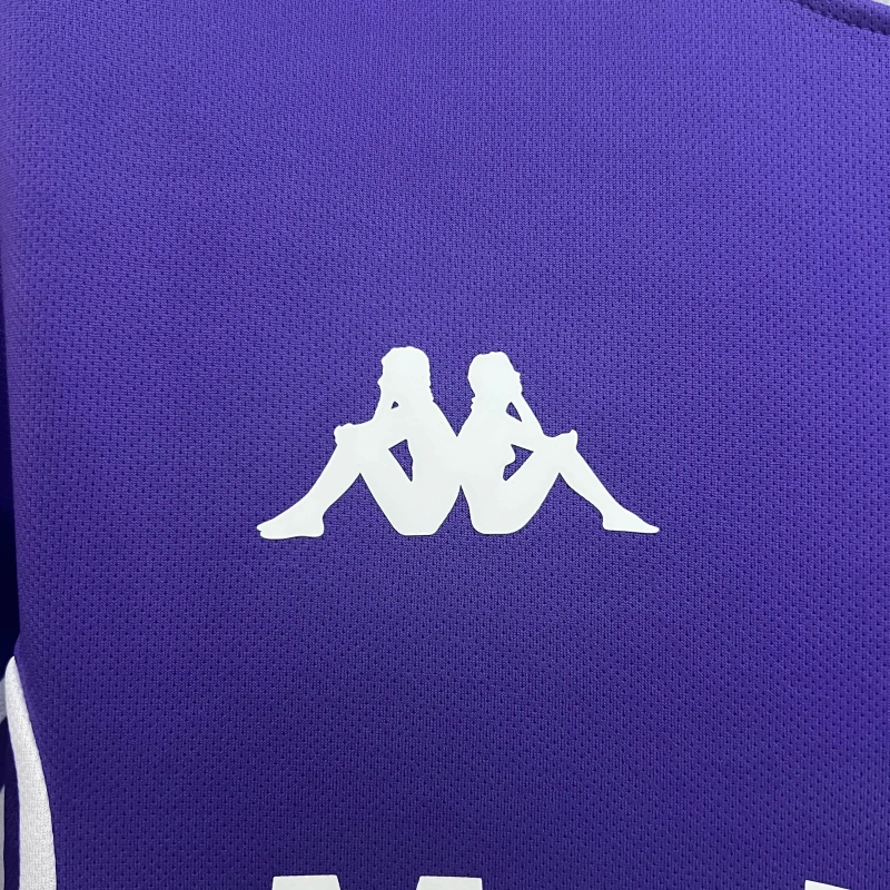 Camisa I Fiorentina | 25/26 Torcedor Kappa - Roxa e Branca